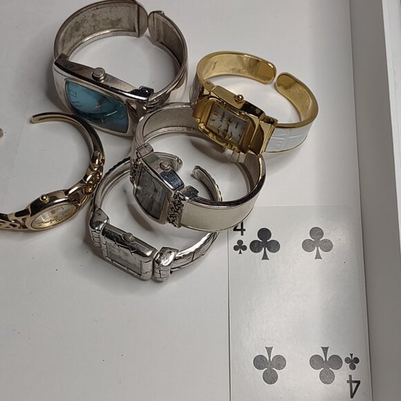 Lot Of 5 Untested Cuff Watches - Picture 2 of 7